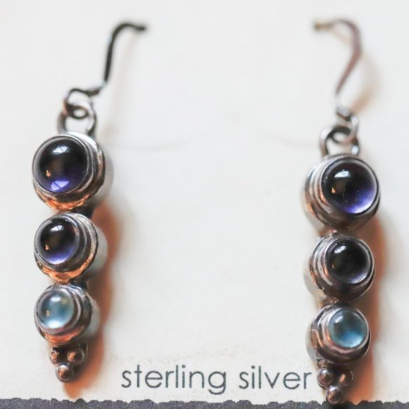 Ajmer Jewelry - Sterling Silver Dangle Earrings by Ajmer